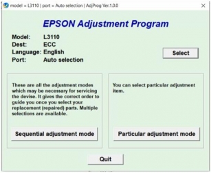Epson L3110 Resetter Adjustment Program: Free Download & Uses