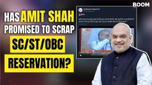 Did Amit Shah Promise To Scrap SC/ST/OBC Reservation?
