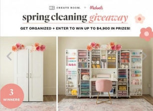 Michaels And Create Room Spring Cleaning Giveaway – Enter To Win $4,900 In Prizes