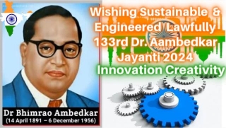 Wishing Sustainable & Engineered  Lawfully 133rd Dr. Aambedkar Jayanti 2024