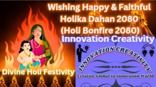 Wishing Happy & Faithful Holika Dahan 2080 (Holi Bonfire 2080)