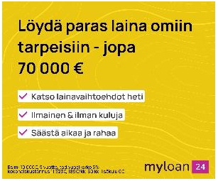 MyLoan24: Saat Aina Parhaan Ja Halvimman Tarjouksen! | MyLoan24.