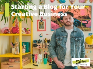Starting A Blog For Your Creative Business