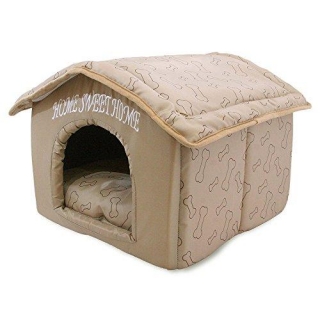 Portable Indoor Pet House, Best Supplies, Brown