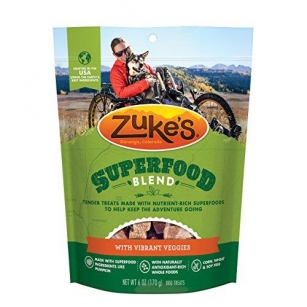Zuke’S Superfood Blend With Vibrant Veggies Dog Treats – 6 Oz. Pouch