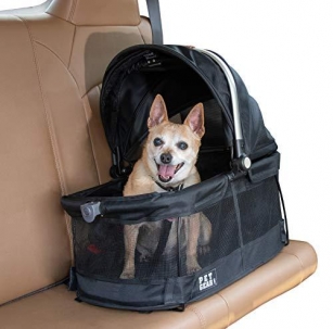Pet Gear View 360 Pet Safety Carrier & Car Seat For Small Dogs & Cats Push Button Entry