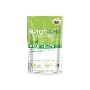 K-10+ Hemp Brain Health Daily Supplement For Dogs – 4.23 Oz. Pouch