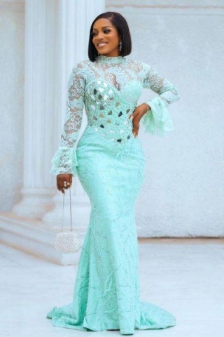 Gorgeous Long Sleeves Illusion Lace Dresses Option
