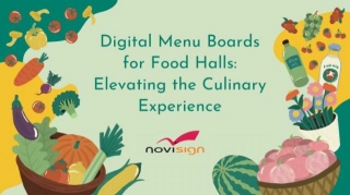 Digital Menu Boards For Food Halls: Elevating The Culinary Experience