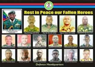 Nigerian Army Releases The Photos Of The Officers Who Lost Their Lives In Delta Ambush
