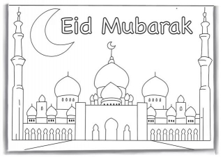 Eid Al Fitr Coloring Pages 2024