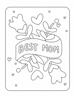 Happy Mothers Day Coloring Pages To Print