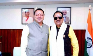 Dhami In Delhi To Attend Swearing In Ceremony Of New Govt