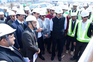 Power Secretary Inspects Under Construction Khurja Project