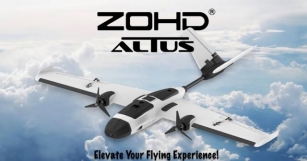 ZOHD Altus 980mm Wingspan Twin Motor V-Tail EPP FPV RC Airplane KIT/PNP Reserved VTOL Capability Compatible GoPro/DJI/Runcam HD Action Cameras