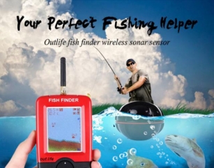 Smart Portable Fish Finder 100M Depth Underwater Visual High-definition Fishing Finder Wireless Sonar Sensor Echo Sounder LCD Fishfinder For Lake Sea Fishing