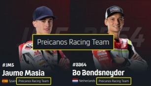 Tim Pertamina Mandalika GAS UP Berubah Nama Jadi Preicanos Racing Team