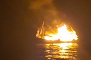 Fishing Trawler Catches Fire In Andaman Sea, 9 Crew Rescued