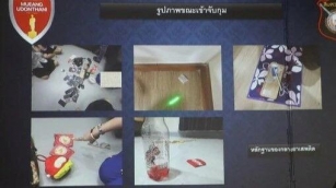 Pooling Trouble: Udon Thani Cops Dive In, Net 31 In Drug Raid Splash