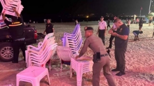 Patong Police Increase Beach Patrols To Curb Illegal Activities