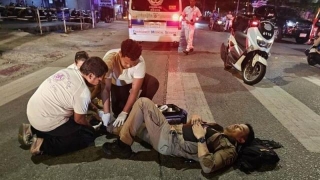 Drunk Driver Strikes Police Officer In Early Morning Patong Collision