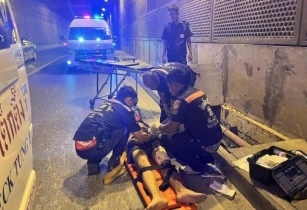 Motorcyclist Severely Injured In Maha Sawat Tunnel Crash