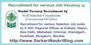 SSC 12th Selection Posts Vacancy Recruitment 2024