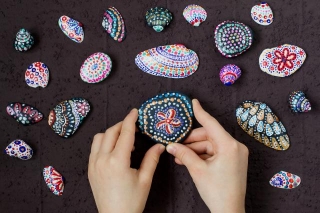 Sea Treasures Transformed: How To Make Hand-Painted Dotted Pebbles And Shells