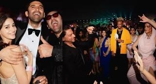 Ambani Bash Unseen Pics: Ranbir Gives A Thumbs Up To Ananya Panday, Aditya's Jodi, Shah Rukh Dances With Rihanna