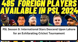 PSL Season 9: International Stars Descend Upon Lahore For An Exhilarating Cricket Tournament