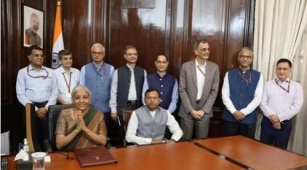 Nirmala Sitharaman Takes Office As Finance And Corporate Affairs Minister