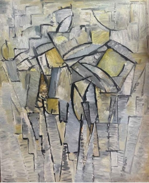 Reproducción De Un Cuadro De Piet Mondrian
