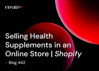 Selling Health Supplements In An Online Store | Shopify