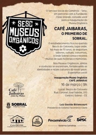 Âncora Cultural E Social De Sobral, Café Jaibaras Será Transformado Em Museu Orgânico