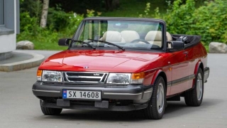 A Timeless Swedish Icon: The Red Saab 900 Turbo Convertible