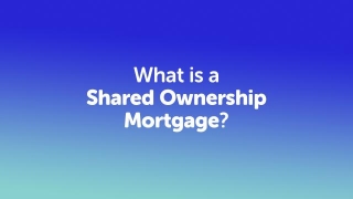 About Shared Ownership Mortgages In Nottingham