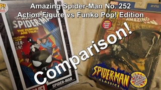 Amazing Spider-Man No. 252 Action Figure Vs Funko Pop! Edition