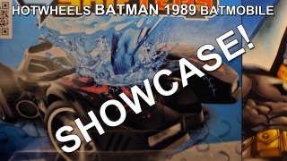 Hotwheels Batman 1989 Batmobile Showcase