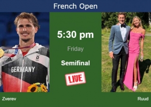 How To Watch Zverev Vs. Ruud On Live Streaming At The French Open On Friday
