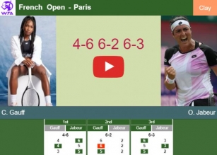 Coco Gauff Downs Jabeur In The Quarter To Clash Vs Swiatek. HIGHLIGHTS, INTERVIEW – FRENCH OPEN RESULTS