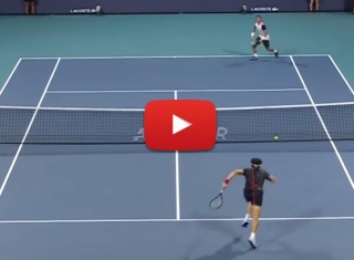 WATCH. Musetti Surprises Shelton With A Fantastic Drop Shot During His Encounter In Miami