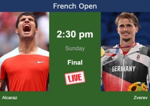 How To Watch Alcaraz Vs. Zverev On Live Streaming At The French Open On Sunday