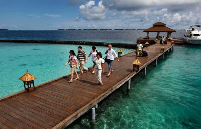 A 33 percent drop in Indian tourists to the Maldives as a result of strained relationships