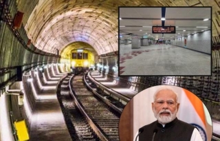 India's First Underwater Metro Tunnel Ready, Prime Minister Will Inaugurate, Train Will Run 32 Meters Below The River