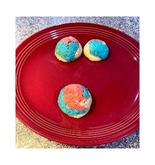 Red, White And Blue Sugar Cookies