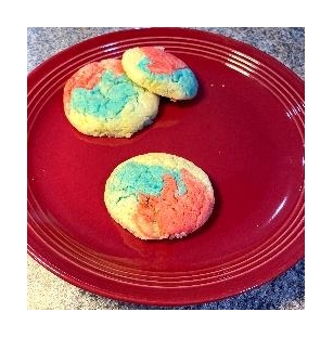 Cake Mix Red, White And Blue Cookies