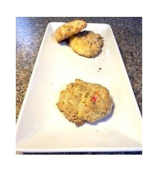 Confetti Cake Mix Oatmeal Snickerdoodle Cookies