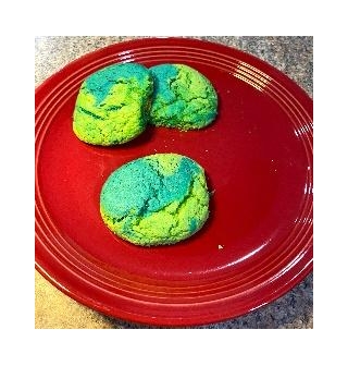 Cake Mix Earth Day Cookies
