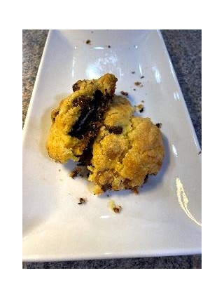 Oreo Stuffed Cake Mix Chocolate Chip Caramel Cookies