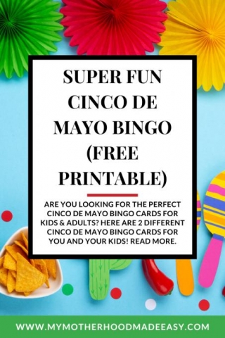Super Fun Cinco De Mayo Bingo (FREE Printable)
